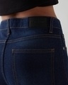 Shop Women's Dark Blue Washed Bootcut Jeans