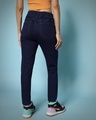 Shop Women's Dark Blue Denim Jeggings-Design