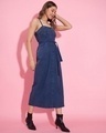 Shop Women's Dark Blue Maxi Dress-Design