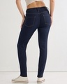 Shop Women's Dark Blue Skinny Fit Jeans-Design