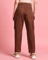 Shop Women's Brown Straight Cargo Pants-Design