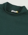 Shop Women's Dark Forest Green Turtle Neck Rib T-Shirt