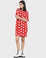 Shop Women's Deep Red Oversized Dress-Full