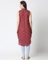 Shop Women's Desi Printed Red Kurta-Full