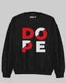 Shop Women's Black Dope Printed Regular Fit Sweatshirt-Full