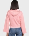 Shop Women's Dusty Pink Flare Sleeve Hoodie-Design