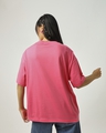 Shop Women's Fandango Pink Oversized T-shirt-Design