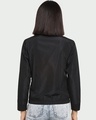 Shop Women's Black & White Color Block Windcheater Jacket-Design