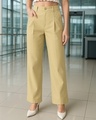Shop Women's Fawn Oversized Korean Pants-Front