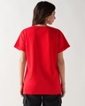 Shop Women's Fiesta Red Day Dreamer Graphic Printed Boyfriend T-shirt-Design