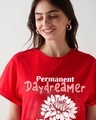 Shop Women's Fiesta Red Day Dreamer Graphic Printed Boyfriend T-shirt