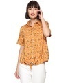 Shop Women's Floral Design Stylish Shirt-Front