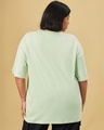 Shop Women's Fog Green Awesome Graphic Printed Oversized Plus Size T-shirt-Design