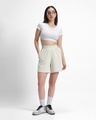 Shop Women's Fog Green Boyfriend Shorts