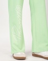 Shop Women's Fog Green Straight Fit Track Pants