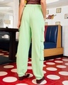 Shop Women's Fog Green Super Loose Fit Cargo Joggers