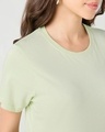 Shop Women's Fog Green T-shirt