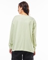 Shop Women's Fog Green The Living Legend Graphic Printed Oversized T-shirt-Design