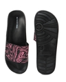 Shop Women's Frost Pink Marble Adjustable Velcro Sliders