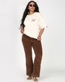 Shop Women's Gardenia Ariantor Graphic Printed Oversized Plus Size T-shirt-Full