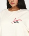 Shop Women's Gardenia Ariantor Graphic Printed Oversized Plus Size T-shirt