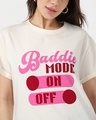 Shop Women's Gardenia Baddie Mode Typography Boyfriend T-shirt