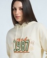 Shop Women's Gardenia Class Of 1987 Graphic Printed Oversized Hoodies