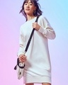 Shop Women's Gardenia Oversized Sweatshirt Dress-Front