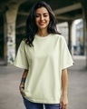 Shop Women's Gardenia Oversized T-shirt-Front