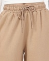 Shop Women's Ginger Root Brown Oversized Joggers