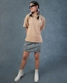 Shop Women's Brown Oversized T-shirt