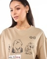 Shop Women's Ginger Root Happiness Graphic Printed Oversized T-shirt