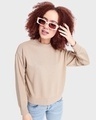 Shop Women's Ginger Root Oversized Sweatshirt-Front