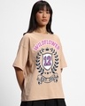 Shop Women's Ginger Root Wild Flower Graphic Printed Oversized T-shirt-Full