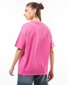 Shop Women's Glory Pink Oversized T-shirt-Full