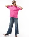 Shop Women's Glory Pink Oversized T-shirt