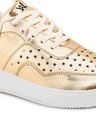 Shop Women's Golden Sneakers