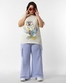 Shop Women's Gardenia Donald Duck Oversized Plus Size T-shirt-Full