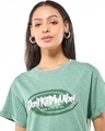 Shop Women's Granite Green Dont Kill My Vibe Typography Boyfriend T-shirt