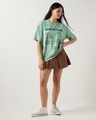 Shop Women's Granite green Opening hours Graphic Printed Oversized T-shirt
