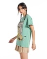 Shop Women's Granite Green Simba Nala Graphic Printed Boyfriend T-shirt-Design