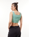 Shop Women's Granite Green Slim Fit Corset Top-Design