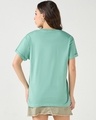 Shop Women's Granite Green Soul Bird Graphic Printed Boyfriend T-shirt-Design