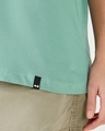 Shop Women's Granite Green Soul Bird Graphic Printed Boyfriend T-shirt