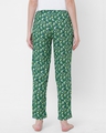 Shop Women's Green All Over Floral Printed Lounge Pants-Design