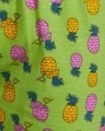 Shop Women's Green All Over Pineapple Printed Cotton Pyjamas
