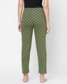 Shop Women's Green All Over Printed Cotton Lounge Pants-Design