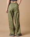 Shop Women's Green All Over Printed Oversized Parachute Pants-Design