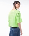 Shop Women's Green All Over Printed Oversized Short Top-Full