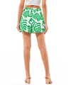 Shop Women's White & Green All Over Printed Skorts-Full